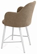стул Эспрессо-1 полубарный-мини нога белая 500 (Т184 кофе с молоком)
