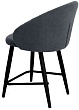 стул Моне полубарный-мини нога черная 500 (Т177 графит)