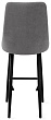 стул Клэр барный нога черная 700 (Т180 светло серый)