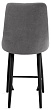 стул Клэр полубарный нога черная 600 (Т180 светло серый)