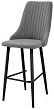 стул Клэр барный нога черная 700 (Т180 светло серый)